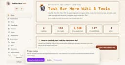 Task Bar Hero Wiki